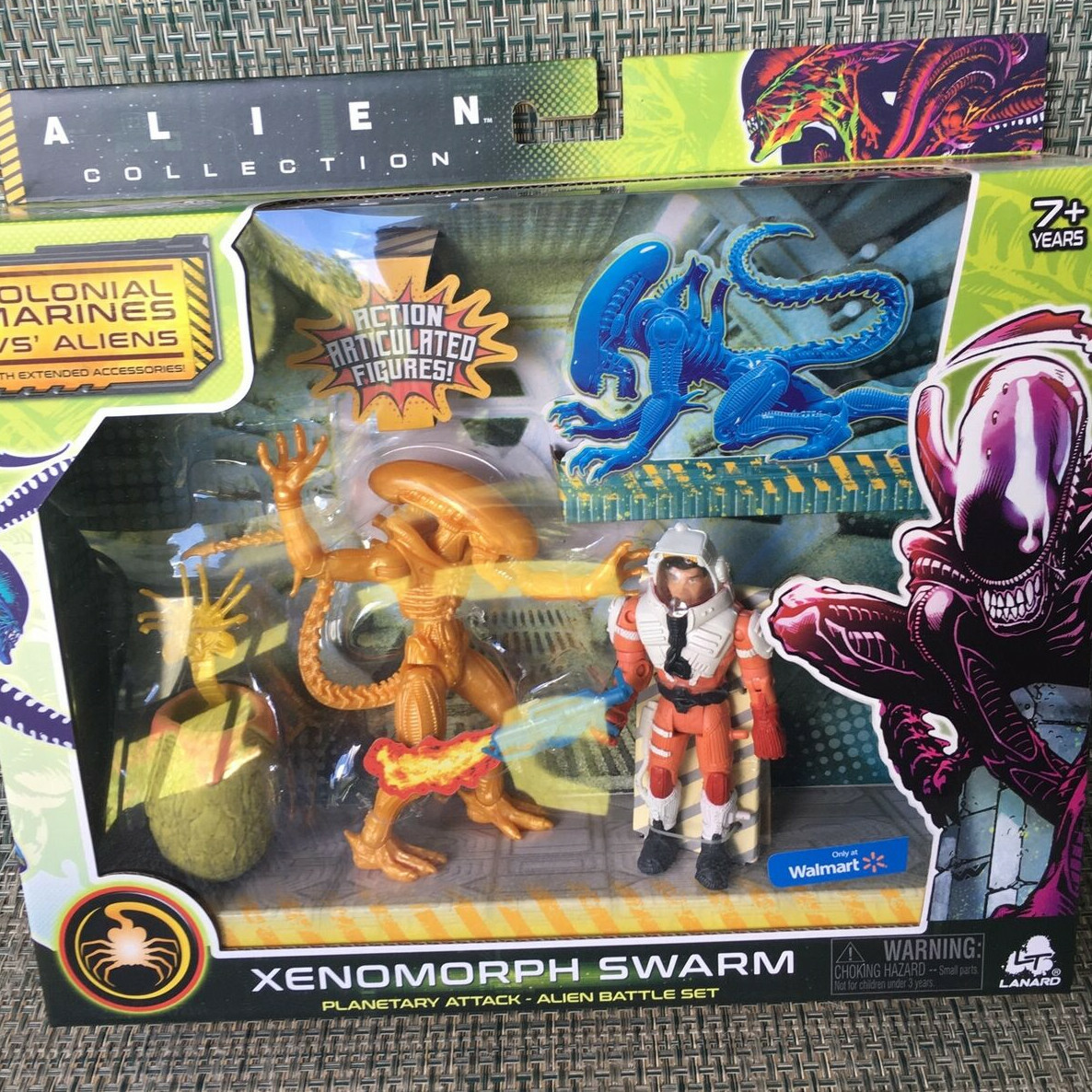 ALIEN SWARM PACK   エイリアン Alien Collection Xenomorph Warrior BLUE Swarm Pack Planetary