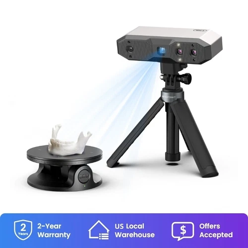 Revopoint MINI 2 Advandard 3D Scanner Handheld For Dental 0.02mm Precision 16Fps