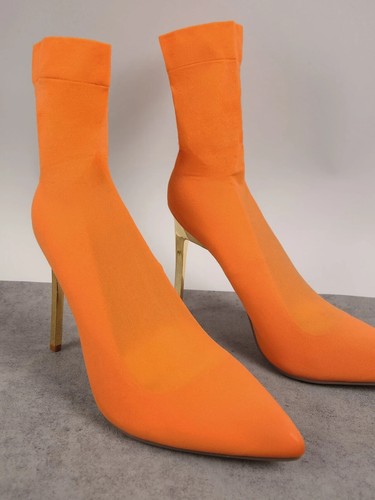 High Heeled Ankle Boots Size 