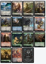 LTC Tales of Middle-Earth Commander Tokens 10x Lots - MTG Magic: The Gathering