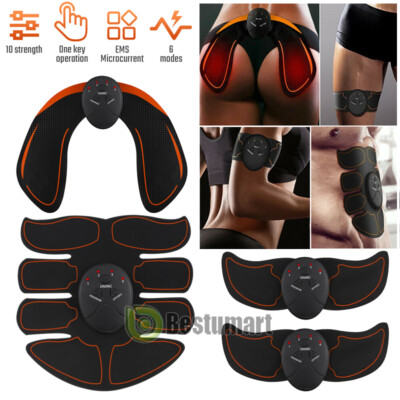 EMS Slimming Gym Belt Electronic Abdominal Muscle Stimulator Waist Hips Trainer