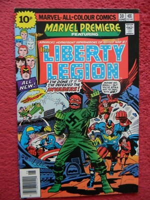 Marvel Premiere  featuring The Liberty Legion #30 (Marvel Comics) June 1976 