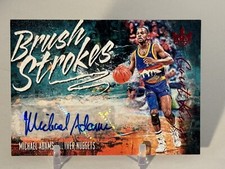 Michael Adams 2018-19 Court Kings Brush Strokes Ruby /99  #BR-MAD Auto. B545