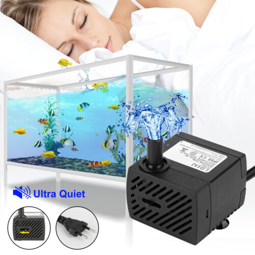 Mini Teichpumpe Springbrunnen Wasserspielpumpe Elektrisch Teiche Pump Tauchpumpe - Bild 3 von 15