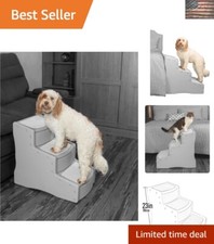 Easy Step III Pet Stairs - 3 Steps, Washable Treads, Support Pets Up to 150lbs