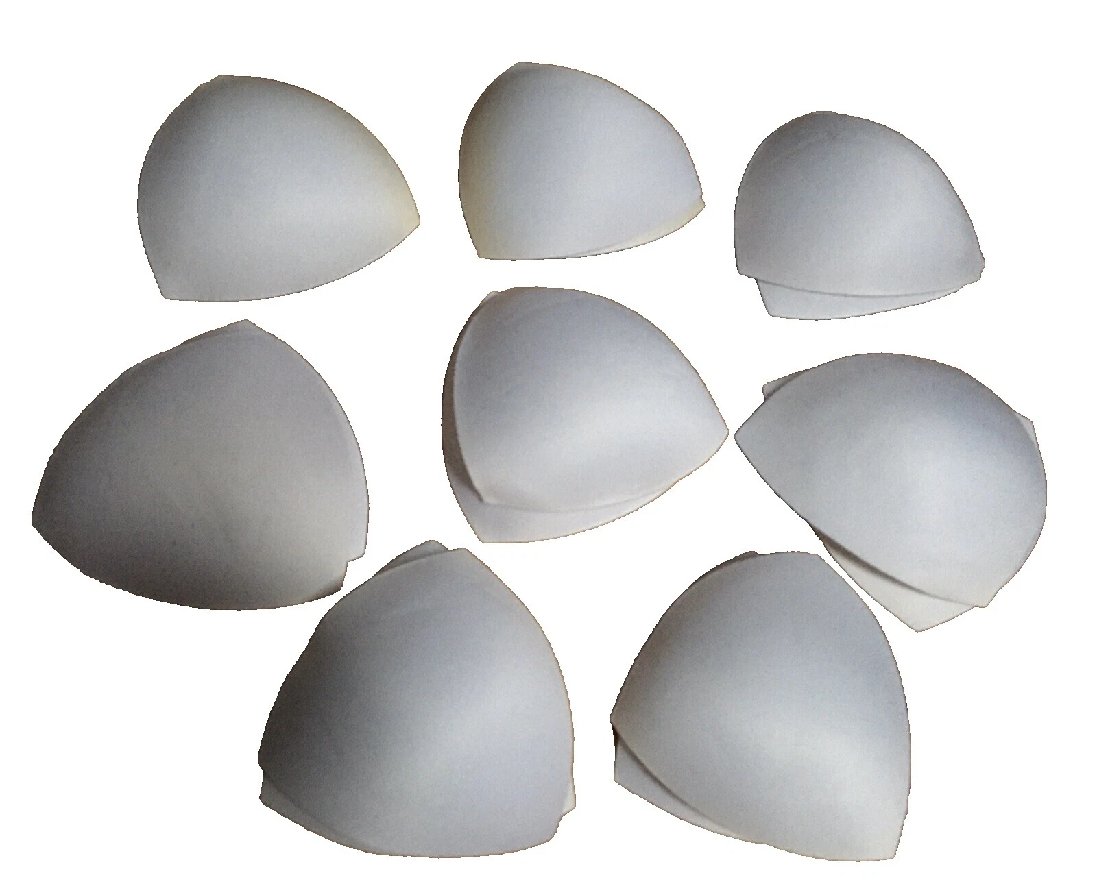 White Sewing Bra Cup Pads & Shoulder Pads