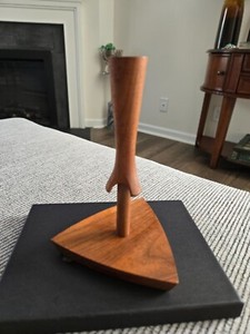 Vintage Solid American Walnut Decor Item Stand