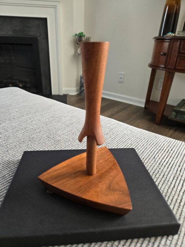Vintage Solid American Walnut Decor Item Stand