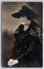 Renova PA Lovely Young Lady Myrrha Marsh Summerson Real Photo Postcard D47