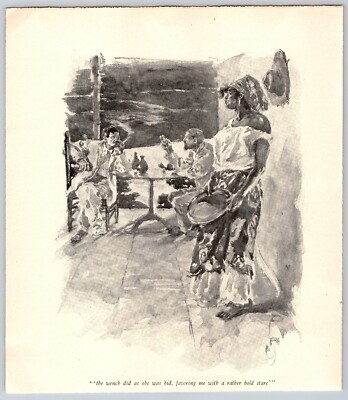 1905 McClure's Mag Oct Charles Sarka Illustration The Wench Did as she Was Bid