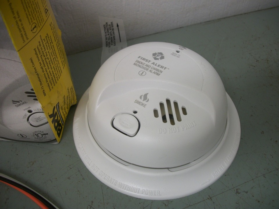 FIRST ALERT BRK SMOKE & CARBON MONOXIDE ALARM SC9120B NIB eBay