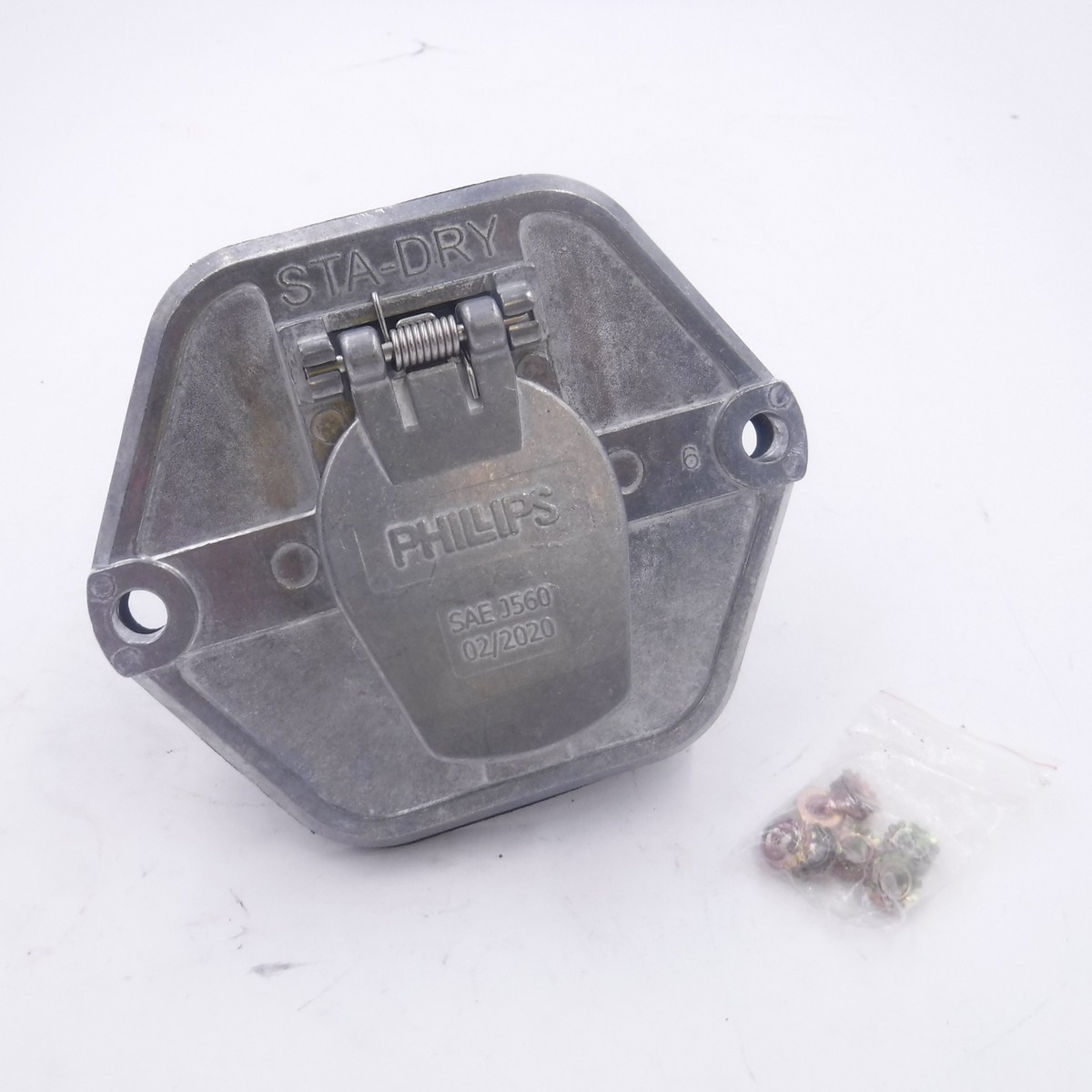 7-Way Trailer Plug Phillips 15-760 7-Way HD STA-DRY Trailer Plug ...