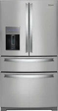 Whirlpool 36 Inch 4-Door French Door Refrigerator with In-Door-Ice - WRX986SIHZ