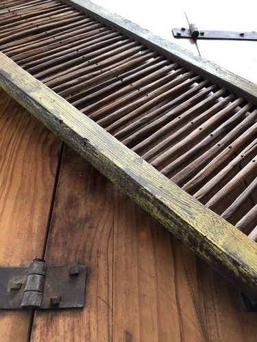 Antique Early Country Primitive LARGE 39” Weaving Wood Tape Loom Original Paint - Picture 17 of 24
