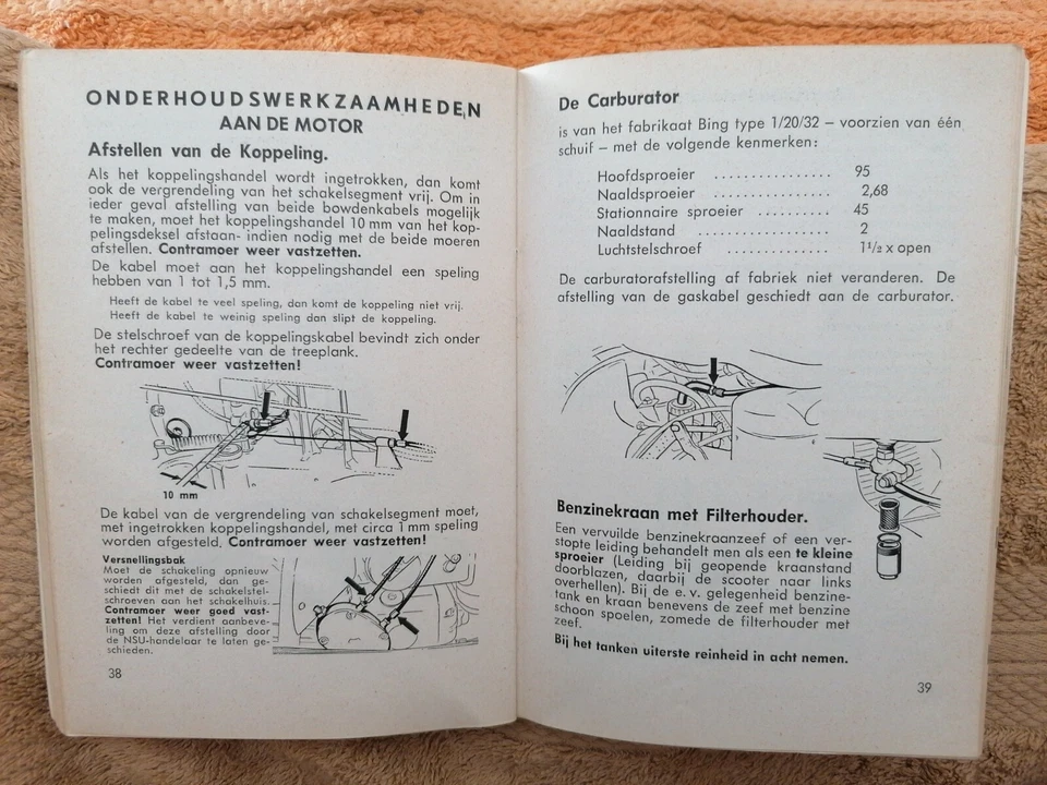 Libretto uso manutenzione NSU Prima scooter tipo lambretta - Immagine 4 di 4