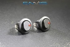 2 PCS ROUND ON OFF ROCKER SWITCH MINI TOGGLE RED LED 3/4 MOUNT HOLE EC-1213RD