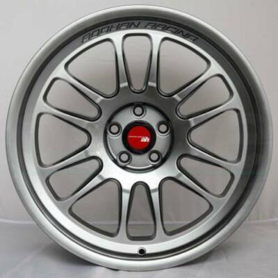 18 Inch Aodhan Ah07 Hyper Black Wheels 18x9.5 +30 5x114.3 Rims Set