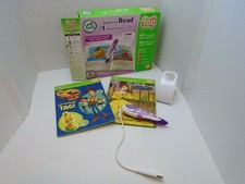 Leapfrog Tag Pen Learn to Read Reading System In Box 4-8 Years Activity 2 books