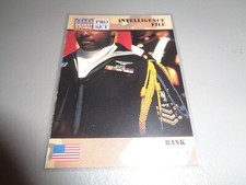 1991 Pro Set Desert Storm Card #149 Intelligence File Rank