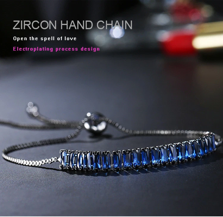 European Handmade London Blue Topaz Gemstone Silver Charming Bracelets 7.5 Inch - Image 4 of 4