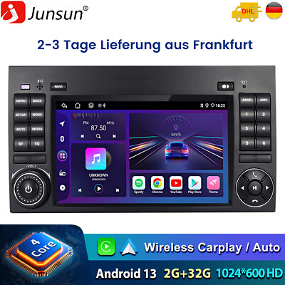 2+32GB Android 13 Carplay Für VW Crafter Autoradio GPS Navi WIFI BT DAB+ SWC DSP