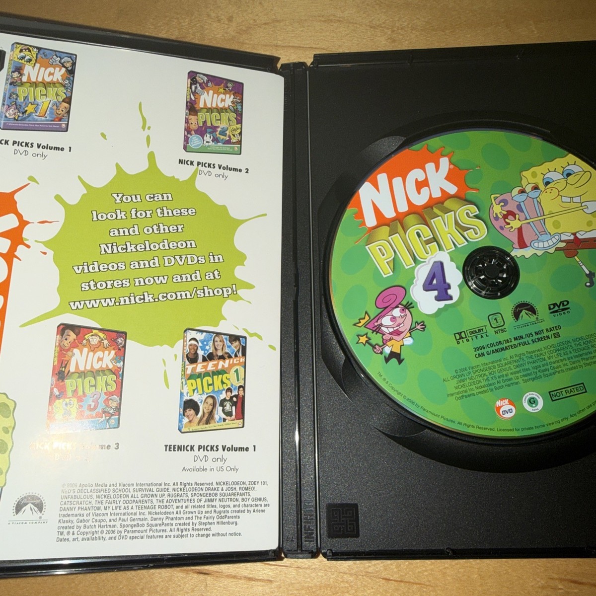 Nick Picks - Vol. 4 (DVD, 2006) for sale online | eBay