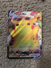 Pokémon Pikachu TCG VMAX Sword & Shield SWSH062 Holo Promo Card on eBay
