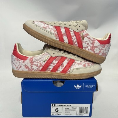 Adidas Samba OG X Liberty London -  Better Scarlet  JR8841 Women s 6 New