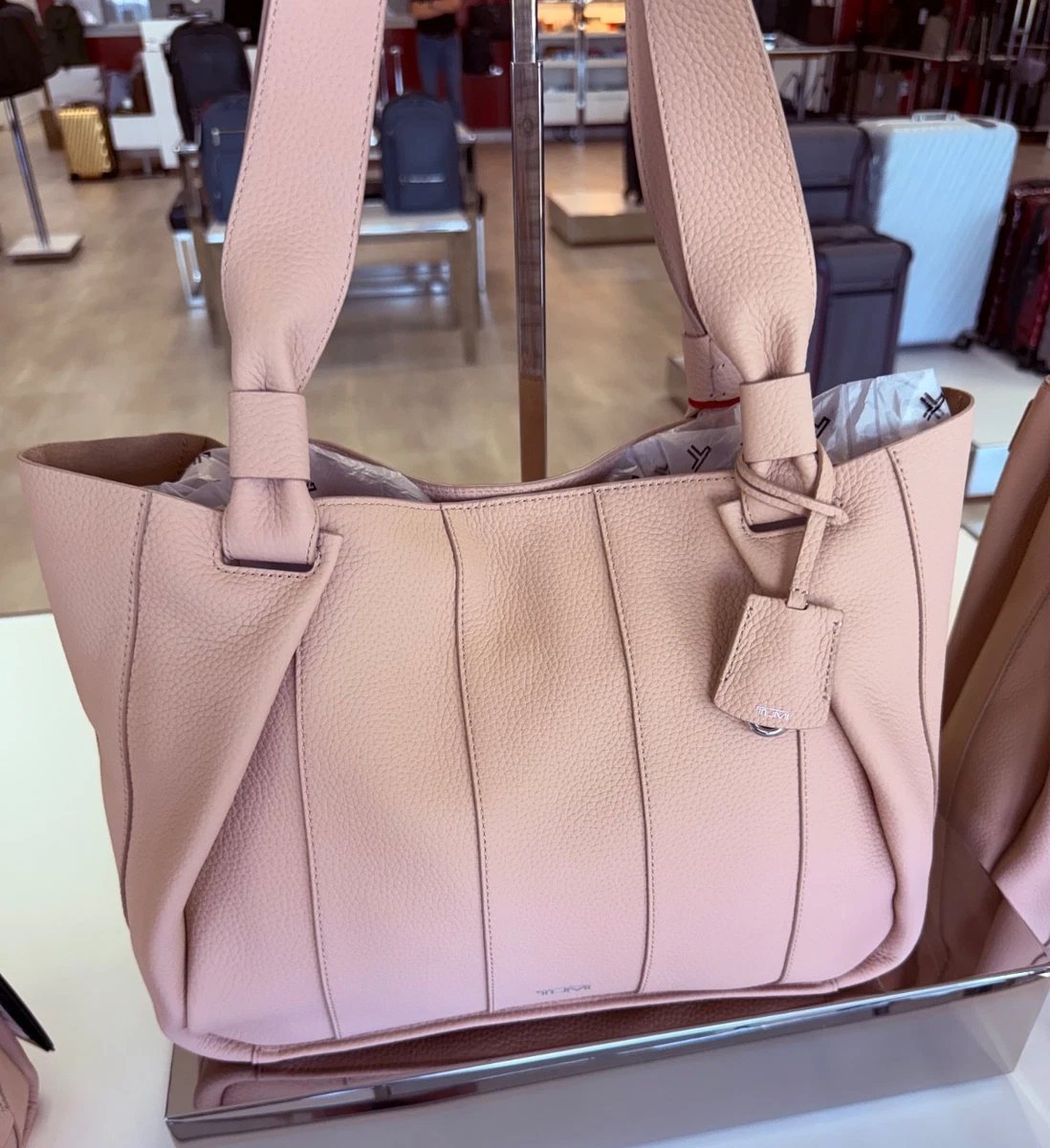 NEW Tumi Georgica VALORIE 100% LEATHER Tote Carryall Bag - LILY
