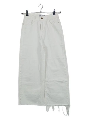 ZARA Jeans coupe-droite Dames Jeans T EU 36 blanc style décontracté - Photo 1/4
