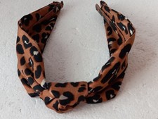 Leopard Fabric Print Patterned Headband Adult Size. L-P AL 4