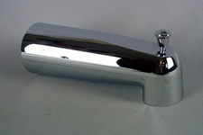 MOEN 7 INCH POLISHED CHROME WALL MOUNT TUB SPOUT SLIP MOUNT W/DIVERTER