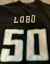 REBECCA LOBO New York LIBERTY Basketball SIGNED Champion WNBA Shirt Vintage XL