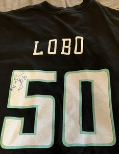 REBECCA LOBO New York LIBERTY Basketball SIGNED Champion WNBA Shirt Vintage XL