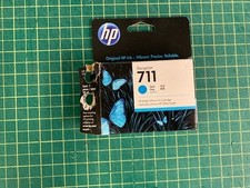GENUINE HP 711 CYAN INK CARTRIDGE CZ130A DESIGNJET T120 T520 NEW OPEN BOX