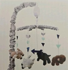 Peanutshell Woodland Trail Baby Musical Crib Mobile Soothing Lullaby Sleeping
