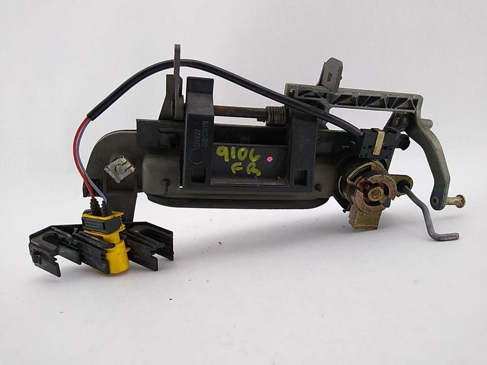 Manija de puerta exterior delantera derecha pasajero BMW 323ic E36 negra se adapta a 1992-1999 Foto 2 de 4