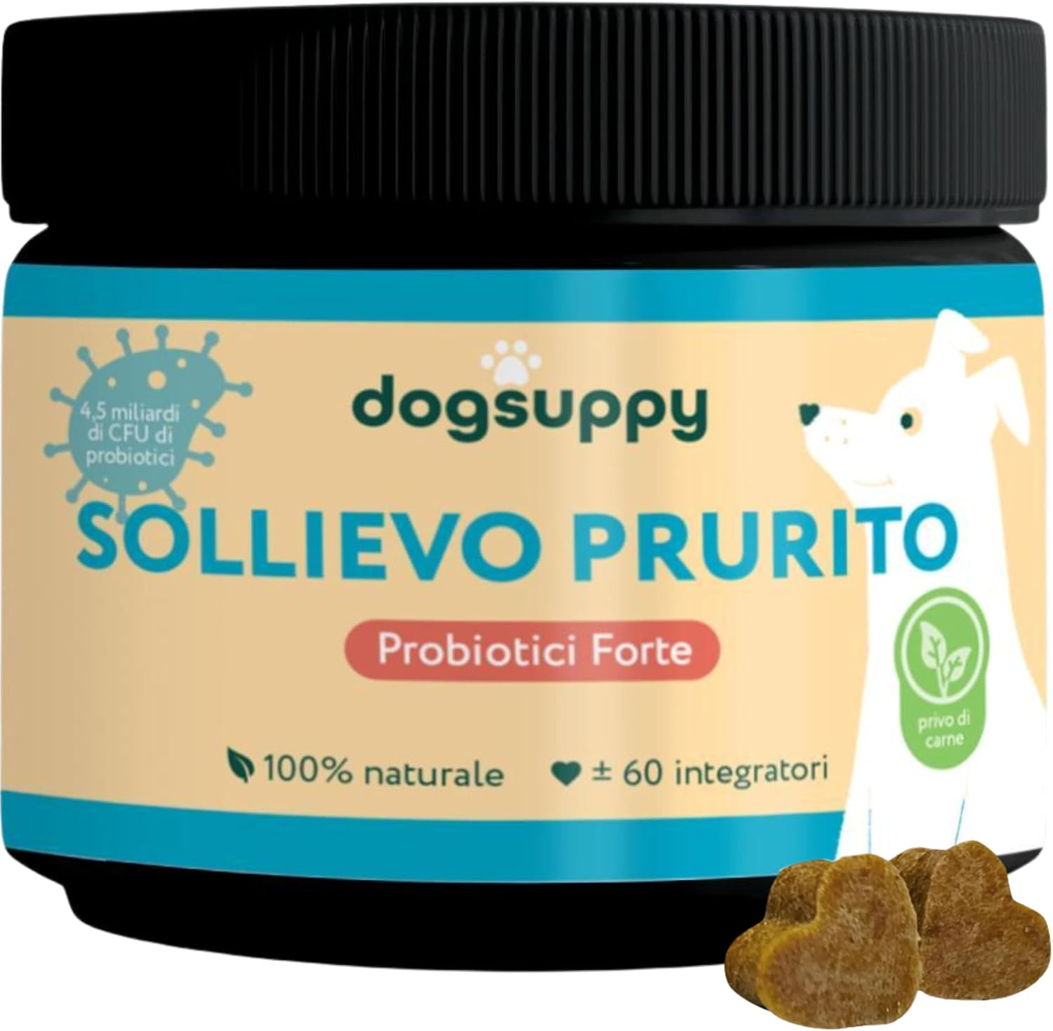 Basta Prurito Cane: Probiotici Concentrati per Grattamento e Leccame