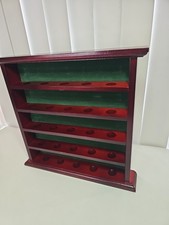 Wooden Golf Ball 5 Shelf Display Rack Holds 2...