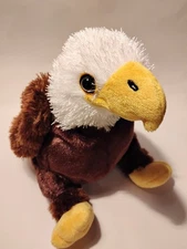 Webkinz Bald Eagle HM214 Ganz Retired Soft Collectible Bird Plush Toy NO CODE