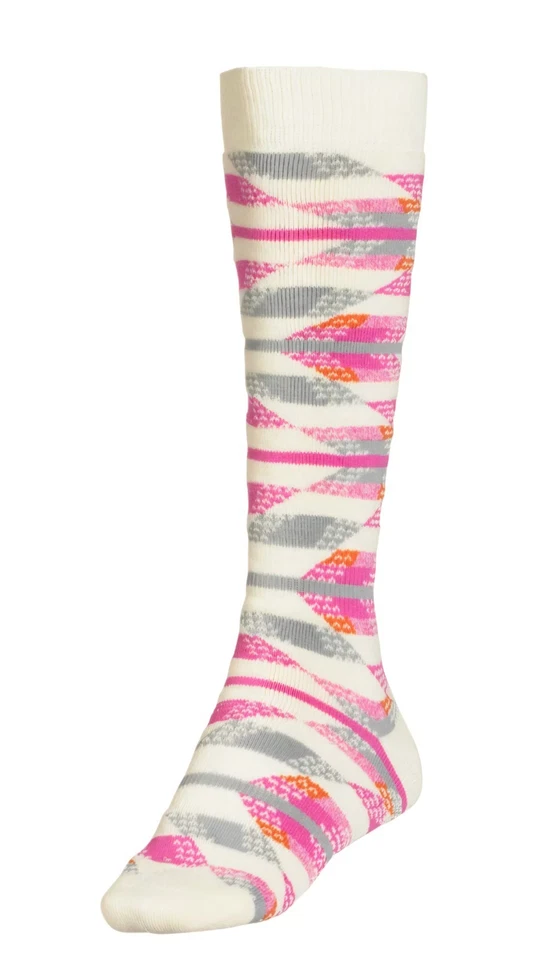 Pacote com 2 meias de esqui femininas Northeast Outfitters cinza/rosa tamanho 5-10 - Imagem 4 de 4