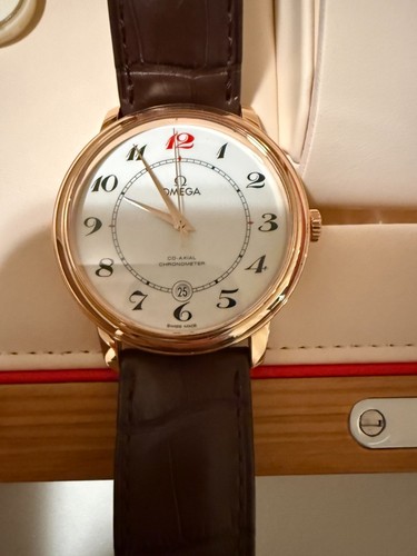 Omega De Ville Prestige 50th Anniversary. Enamel Dial. 424.53.40.20.04.004