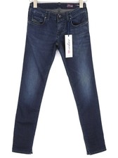 DIESEL Grupee-Ne 0842W Women's Jeans W25 Jogg Sweat Skinny Washed Blue Stretch *