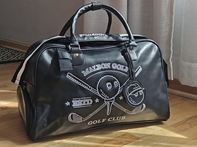 Malbon ゴルフバッグ ダッフルバッグ Malbon Golf California Original Black Travel Boston Duffle Bag | eBay