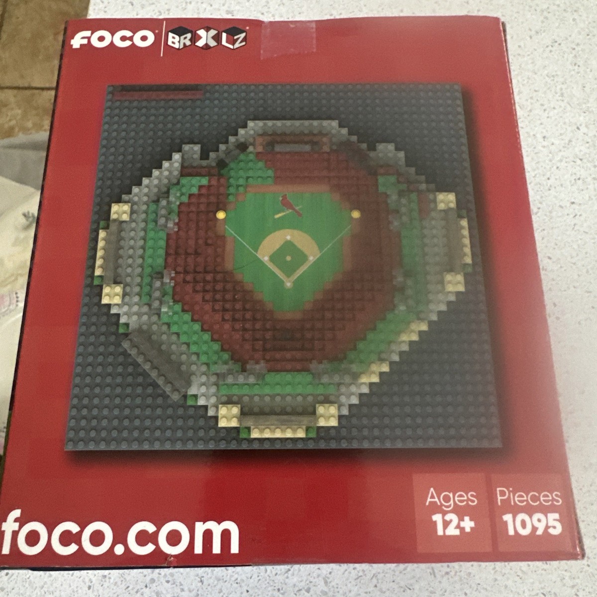 FOCO BRXLZ Busch Stadium St Louis Cardinals 3D Block Set 1095