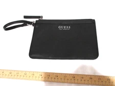 Guess Faux Leather Wristlet Handbag 9x6 in