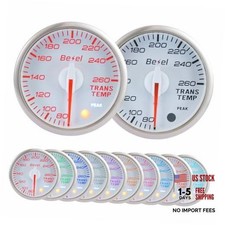 Bezel Transmission Temp Gauge Kit 80-260 White Indash Brushless Series 2