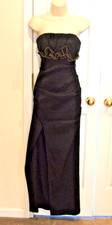 NWT 189 betsy adam;zipper edge ruched homecomin prom formal occasion gown sz 6