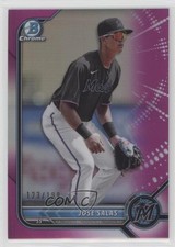 2022 Bowman Chrome Prospects Fuchsia Refractor 123/199 Jose Salas #BCP-30 0fz3