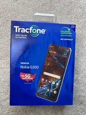 Tracfone Nokia G300, 64GB, Black Locked to Tracfone New Sealed